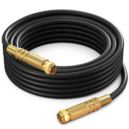 Maximm Coaxial Cable RG6 Coax Cable with Gold Plated F-Connectors