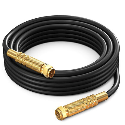 Maximm Coaxial Cable RG6 Coax Cable with Gold Plated F-Connectors