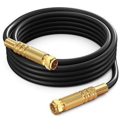 Maximm Coaxial Cable RG6 Coax Cable with Gold Plated F-Connectors