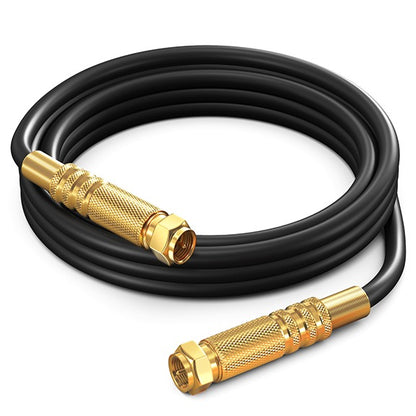 Maximm Coaxial Cable RG6 Coax Cable with Gold Plated F-Connectors