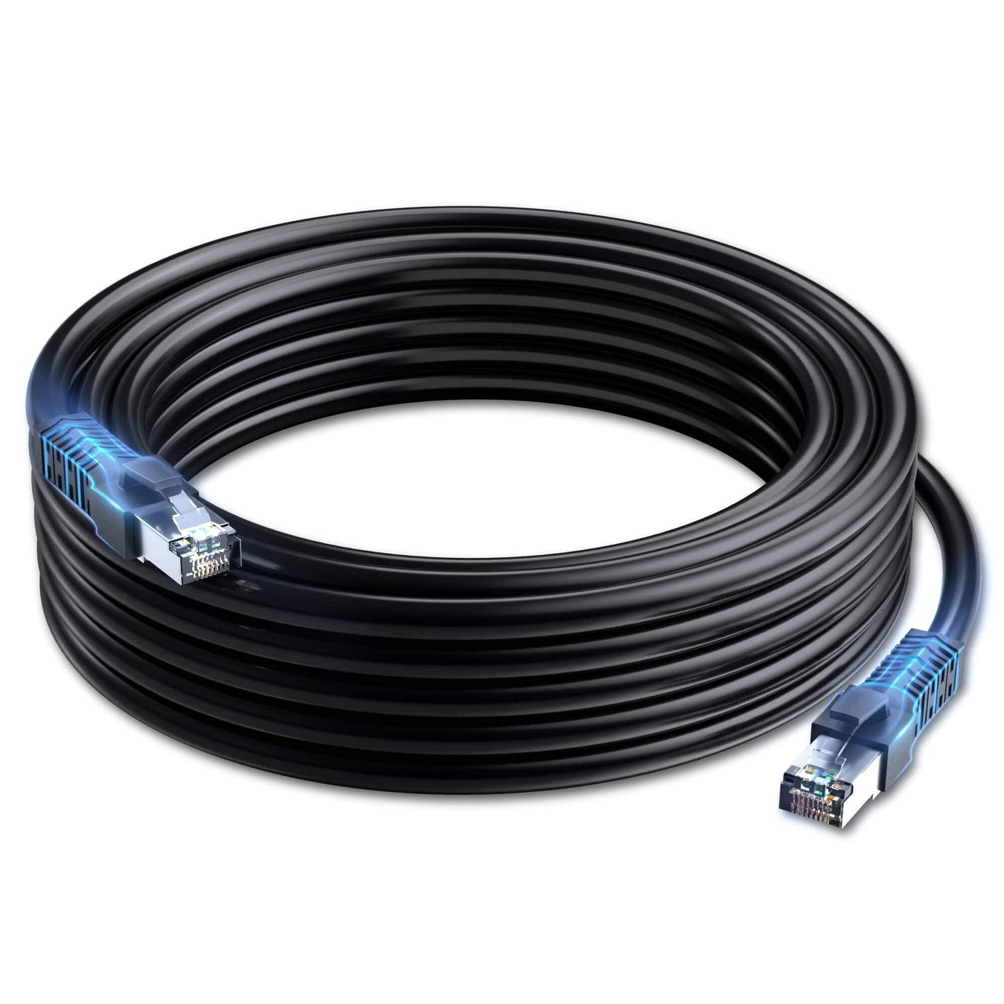 Cat 7 Ethernet Cable - High-Speed Internet & Network LAN Patch Cable, RJ45 Connectors - Perfect for Gaming, Streaming, and More