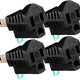 Maximm 2 Prong to 3 Prong Outlet Adapter, Polarized Grounding Converter ETL Two Prong to Three prongs Outlets ETL Listed
