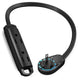 3-Outlet Rotating Flat Extension Cord 14 Gauge