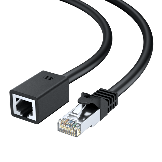 Maximm Cat6 Ethernet Extension Cable Male-to-Female Connector, 2 Pack