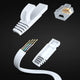 Cat6 Ethernet Cable Flat High-Speed Network Cables for Gaming, Streaming, Router, Modem, PC, PS5, Xbox - Durable & Space-Saving Design