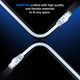 Cat6 Ethernet Cable Flat High-Speed Network Cables for Gaming, Streaming, Router, Modem, PC, PS5, Xbox - Durable & Space-Saving Design