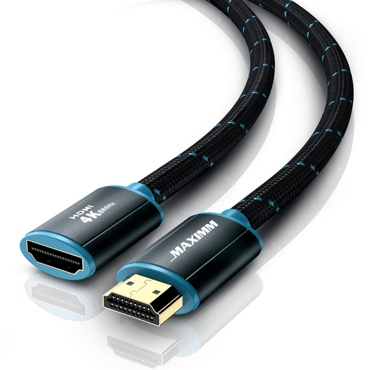 Maximm 4K HDMI Extender Cord with HDMI Male to Female Connectors