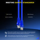Maximm Cat 6 Ethernet Cable - High-Speed LAN, Internet, Patch & Network Cable - UTP, 10Gbps, 550MHz Ethernet Cord