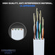 Cat6 Ethernet Cable Flat High-Speed Network Cables for Gaming, Streaming, Router, Modem, PC, PS5, Xbox - Durable & Space-Saving Design