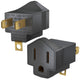 Maximm 2 Prong to 3 Prong Adapter, Ground Lifter Plug and Outlet Converter Turns Any 2 Prong Outlet Into a 3 Prong Outlet, ETL Listed