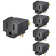 Maximm 2 Prong to 3 Prong Adapter, Ground Lifter Plug and Outlet Converter Turns Any 2 Prong Outlet Into a 3 Prong Outlet, ETL Listed