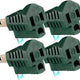 Maximm 2 Prong to 3 Prong Outlet Adapter, Polarized Grounding Converter ETL Two Prong to Three prongs Outlets ETL Listed