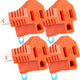 Maximm 2 Prong to 3 Prong Outlet Adapter, Polarized Grounding Converter ETL Two Prong to Three prongs Outlets ETL Listed