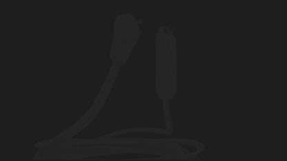 Maximm 360 Degree Rotating Flat Extension Cord Multi 3 Outlet Power Cord Grounded 16 AWG UL Certified (White)