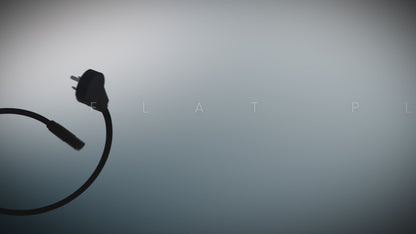 Maximm Power Cord Flat Plug 360° Rotating PC Cable 3 Prong for Desktop, Printer, Scanner, 16 AWG, IEC13