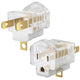 Maximm 2 Prong to 3 Prong Adapter, Ground Lifter Plug and Outlet Converter Turns Any 2 Prong Outlet Into a 3 Prong Outlet, ETL Listed