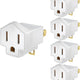 Maximm 2 Prong to 3 Prong Adapter, Ground Lifter Plug and Outlet Converter Turns Any 2 Prong Outlet Into a 3 Prong Outlet, ETL Listed
